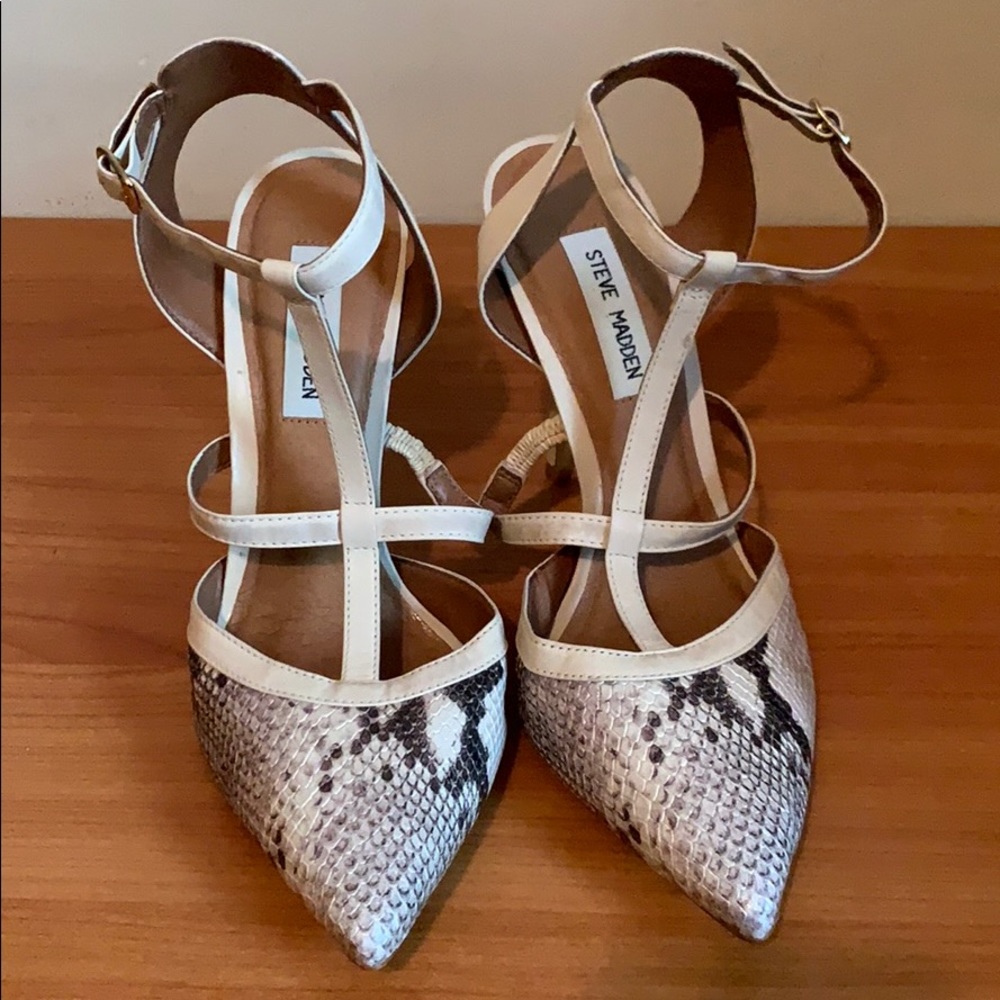 Steve Madden Python Leather Heels - image 2